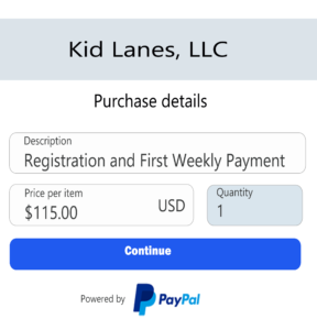 Kid Lanes Purchase Details Sample image